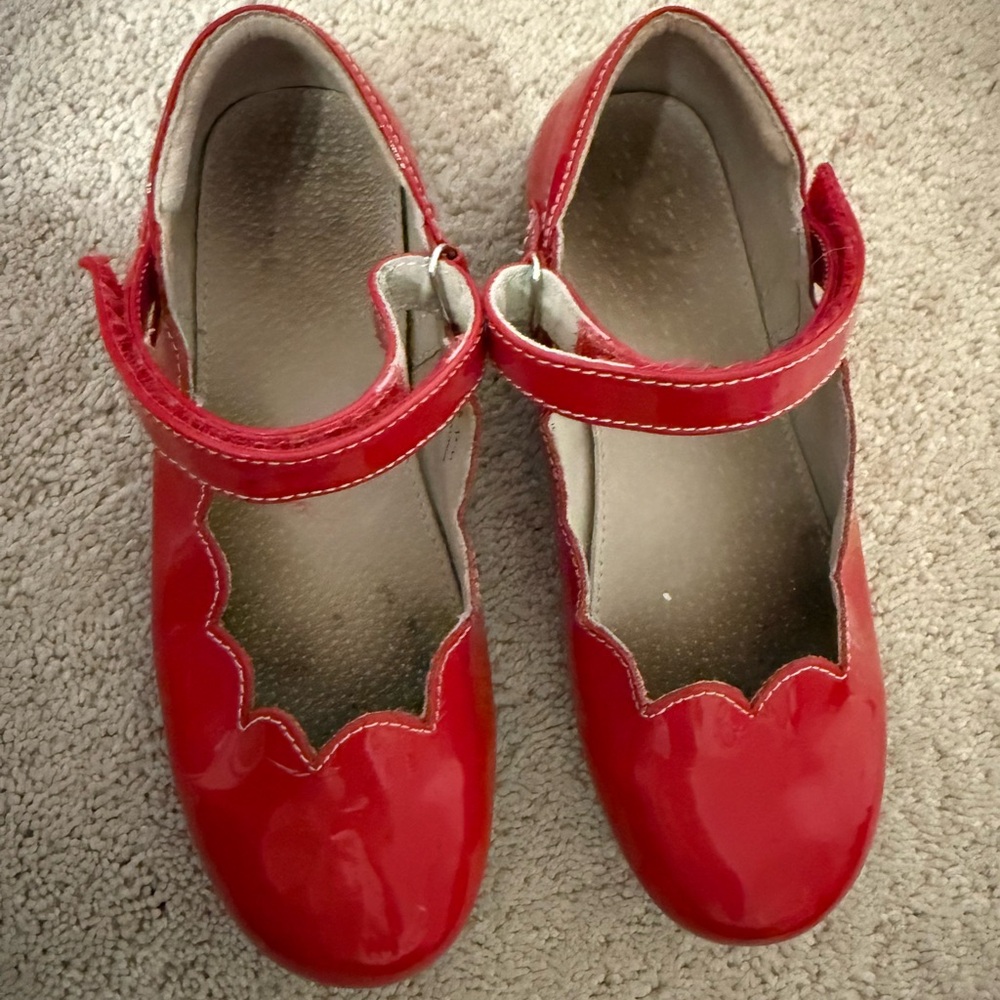 See Kai Run Shiny Red Mary Jane Shoes